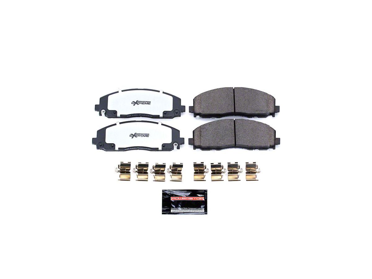 PowerStop Jeep Wrangler Z36 Extreme Truck and Tow Carbon-Fiber Ceramic Brake  Pads; Front Pair Z36-1589 (18-23 Jeep Wrangler JL) - Free Shipping