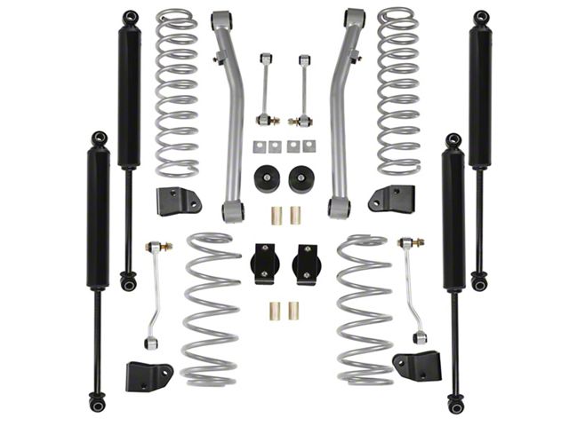 Rubicon Express 2.50-Inch Super-Ride Suspension Lift Kit with Twin Tube Shocks (18-23 Jeep Wrangler JL 4-Door)