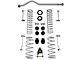 Rubicon Express 3.50 to 4.50-Inch Standard Coil Suspension Lift Kit (18-23 Jeep Wrangler JL 4-Door)