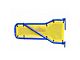 Steinjager Front Tube Door Covers; Yellow (18-24 Jeep Wrangler JL)