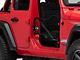 Steinjager Front Trail Tube Doors; Black (18-24 Jeep Wrangler JL)