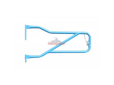 Steinjager Front Trail Tube Doors; Playboy Blue (18-24 Jeep Wrangler JL)