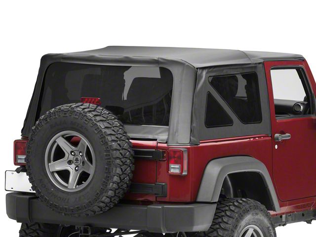 RedRock Replacement Soft Top; Black Diamond (10-18 Jeep Wrangler JK 2-Door)