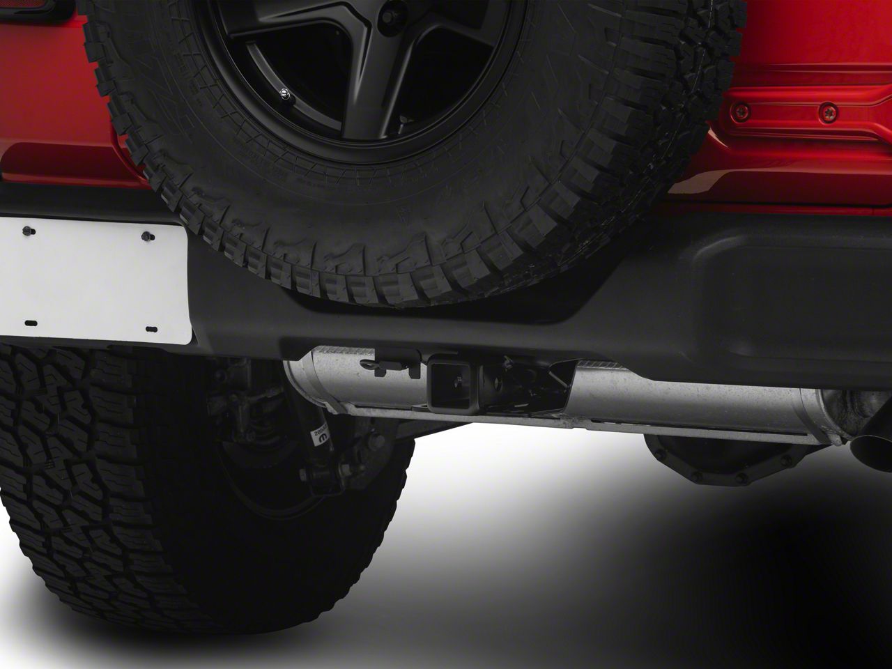 Black Rear Tow Hitch Receiver for 2007-2018 Jeep Wrangler JK Class