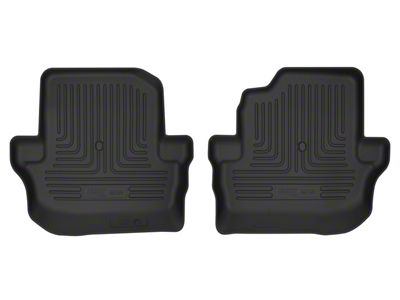 Husky Liners X-Act Contour Second Seat Floor Liners; Black (18-23 Jeep Wrangler JL 4-Door, Excluding 4xe)