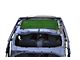 Steinjager Teddy Top Front Seat Solar Screen Cover; Dark Green (18-24 Jeep Wrangler JL)