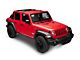 Steinjager Teddy Top Front Seat Solar Screen Cover; Red (18-24 Jeep Wrangler JL)