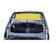 Steinjager Teddy Top Front Seat Solar Screen Cover; Yellow (18-24 Jeep Wrangler JL)