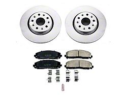 PowerStop Z17 Evolution Plus Brake Rotor and Pad Kit; Front (20-23 Jeep Gladiator JT Launch Edition, Rubicon)
