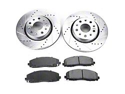 PowerStop Z23 Evolution Sport Brake Rotor and Pad Kit; Front (20-24 Jeep Gladiator JT Launch Edition, Rubicon)