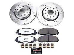 PowerStop Z36 Extreme Truck and Tow Brake Rotor and Pad Kit; Front (20-24 Jeep Gladiator JT Launch Edition, Rubicon)