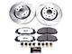 PowerStop Z36 Extreme Truck and Tow Brake Rotor and Pad Kit; Front (18-24 Jeep Wrangler JL Rubicon, Sahara, Excluding 4xe & Rubicon 392)