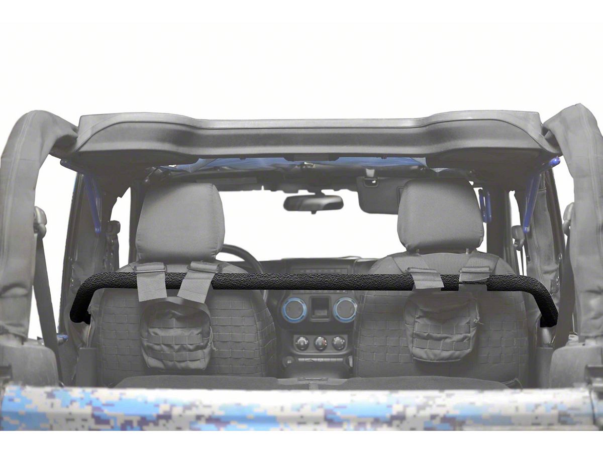 Steinjager Jeep Wrangler Front Seat Harness Bar; Texturized Black J0048517  (07-18 Jeep Wrangler JK 2-Door) - Free Shipping