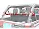 Steinjager Rear Seat Harness Bar; Red Baron (07-18 Jeep Wrangler JK 4-Door)