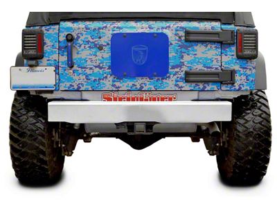 Steinjager Stubby Rear Bumper; Cloud White (07-18 Jeep Wrangler JK)