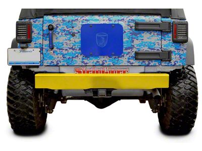 Steinjager Stubby Rear Bumper; Lemon Peel (07-18 Jeep Wrangler JK)