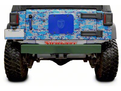 Steinjager Stubby Rear Bumper; Locas Green (07-18 Jeep Wrangler JK)