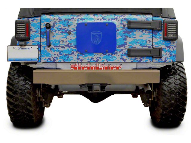 Steinjager Stubby Rear Bumper; Military Beige (07-18 Jeep Wrangler JK)