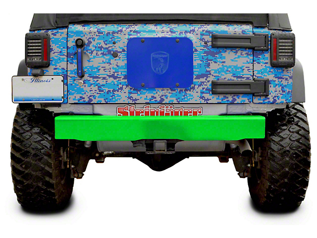 Steinjager Stubby Rear Bumper; Neon Green (07-18 Jeep Wrangler JK)