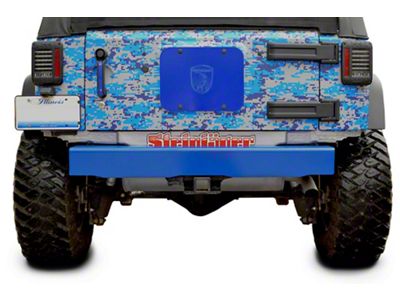 Steinjager Stubby Rear Bumper; Playboy Blue (07-18 Jeep Wrangler JK)