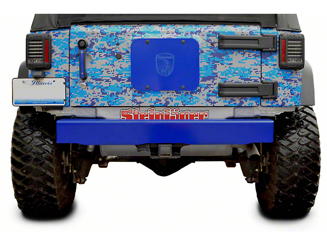Steinjager Stubby Rear Bumper; Southwest Blue (07-18 Jeep Wrangler JK)