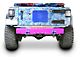 Steinjager Stubby Rear Bumper with D-Ring Mounts; Hot Pink (07-18 Jeep Wrangler JK)