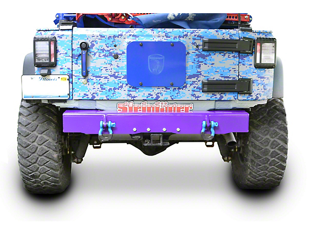 Steinjager Stubby Rear Bumper with D-Ring Mounts; Sinbad Purple (07-18 Jeep Wrangler JK)