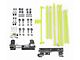 Steinjager Chrome Moly Tube Long Arm Tavel Kit for 2 to 6-Inch Lift; Gecko Green (97-06 Jeep Wrangler TJ)