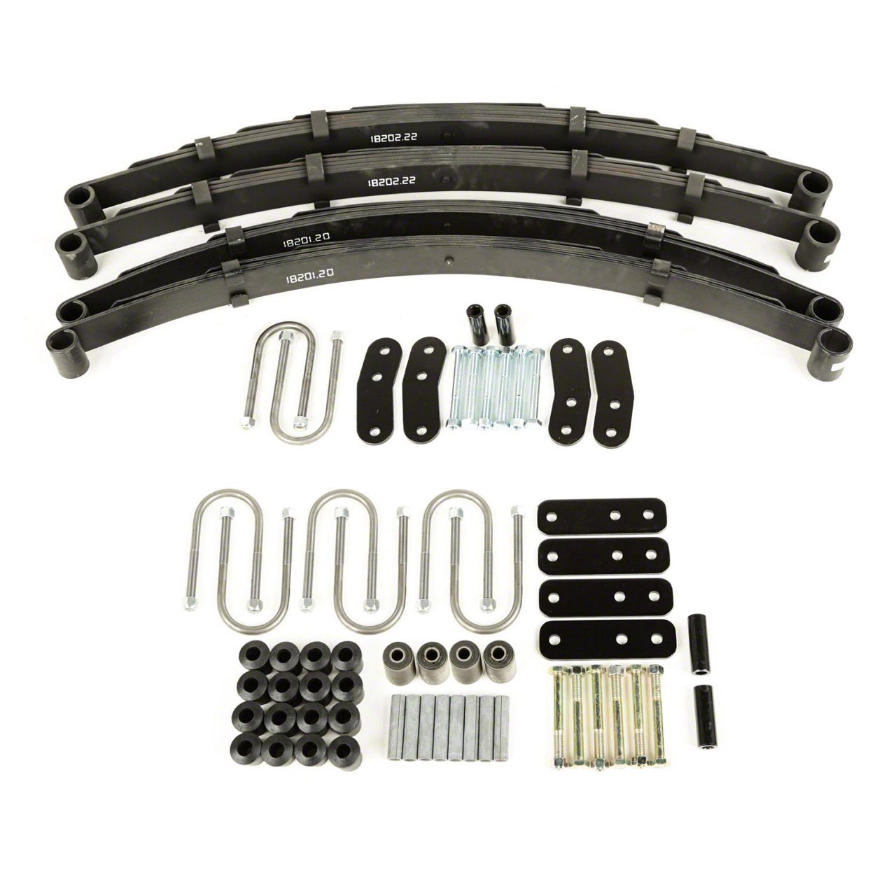 Heavy Duty Single Rear Leaf Spring & Bushings Fits Jeep Wrangler YJ