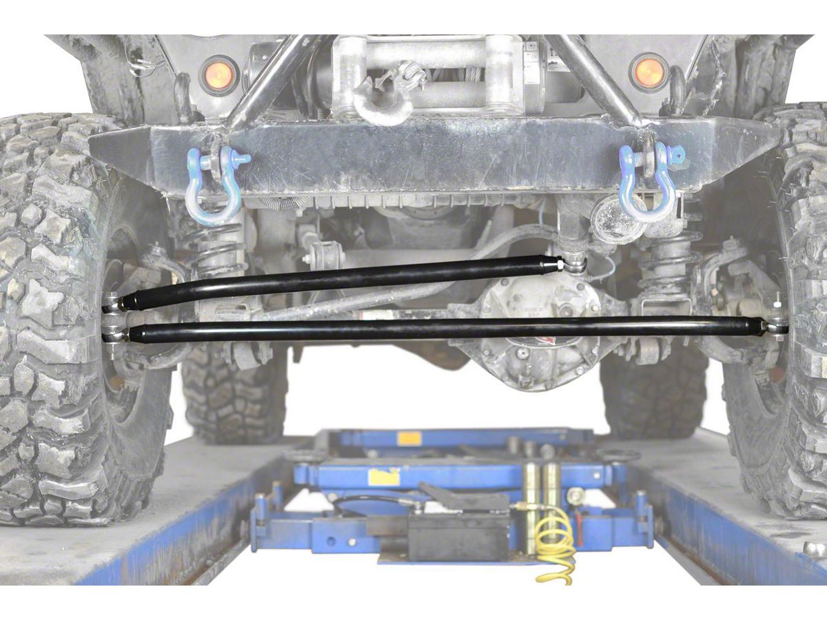 Steinjager Jeep Wrangler Crossover Steering Kit - Bare Metal J0048524  (97-06 Jeep Wrangler TJ)