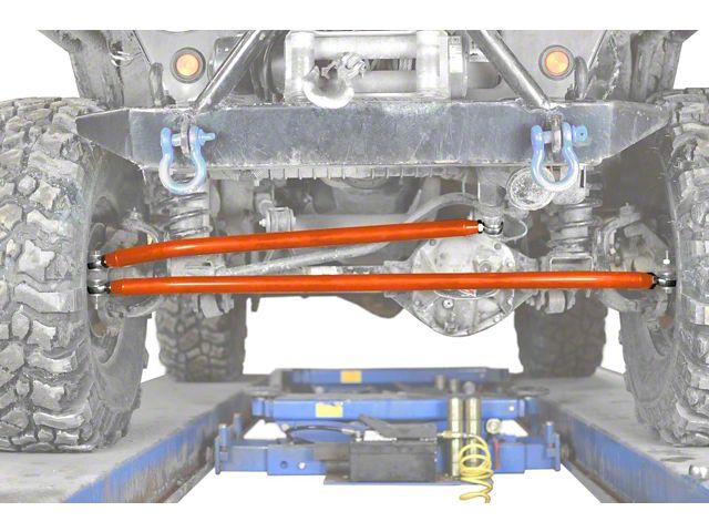 Steinjager Crossover Steering Kit for 0 to 4-Inch Lift; Fluorescent Orange (97-06 Jeep Wrangler TJ)