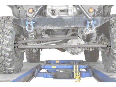 Steinjager Crossover Steering Kit for 0 to 4-Inch Lift; Gray Hammertone (97-06 Jeep Wrangler TJ)