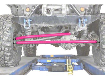 Steinjager Crossover Steering Kit for 0 to 4-Inch Lift; Hot Pink (97-06 Jeep Wrangler TJ)