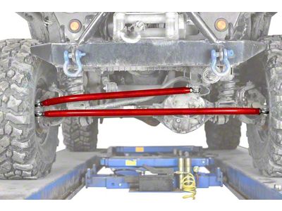 Steinjager Crossover Steering Kit for 0 to 4-Inch Lift; Red Baron (97-06 Jeep Wrangler TJ)