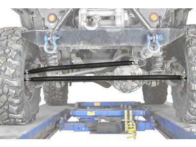 Steinjager Crossover Steering Kit for 0 to 4-Inch Lift; Texturized Black (97-06 Jeep Wrangler TJ)