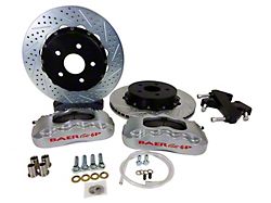 Baer Pro+ Rear Big Brake Kit; Silver Calipers (18-23 Jeep Wrangler JL)