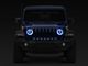 Delta Lights 7-Inch Halo Xenon Headlights; Chrome Housing; Clear Lens (18-24 Jeep Wrangler JL)