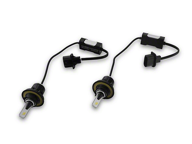 Axial LED Headlight Bulbs; H13 (07-22 Jeep Wrangler JK & JL)