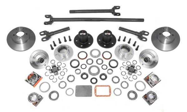 Alloy USA Jeep Wrangler Manual Locking Hub Complete Conversion Kit ...