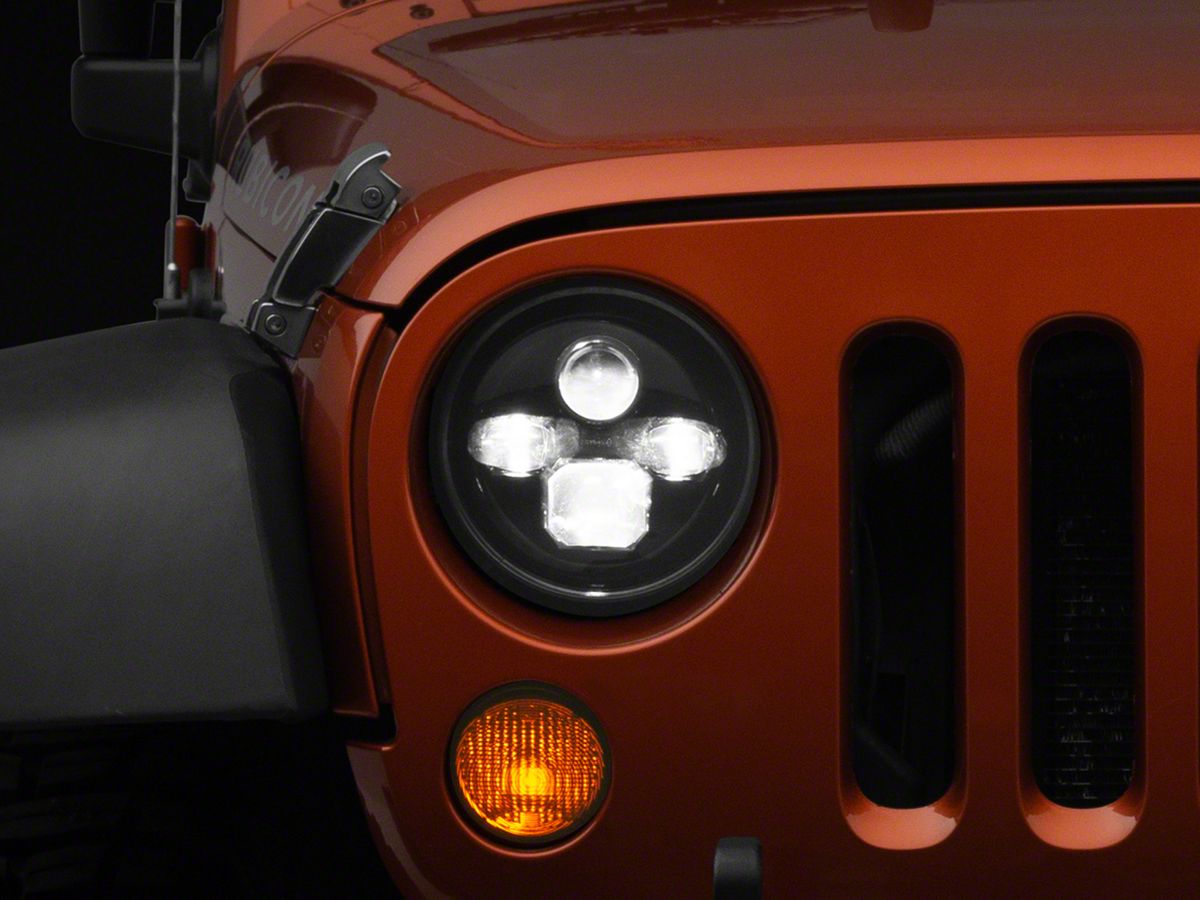 Morimoto Jeep Wrangler Projector LED Headlights w/ Switchback DRL LF271  (07-18 Jeep Wrangler JK)