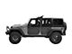 Bestop Rear Lower Core Doors; Black (07-18 Jeep Wrangler JK 4-Door)