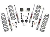 Rough Country 2.50-Inch Spring Suspension Lift Kit with Premium N3 Shocks (18-23 Jeep Wrangler JL 4-Door, Excluding Rubicon)