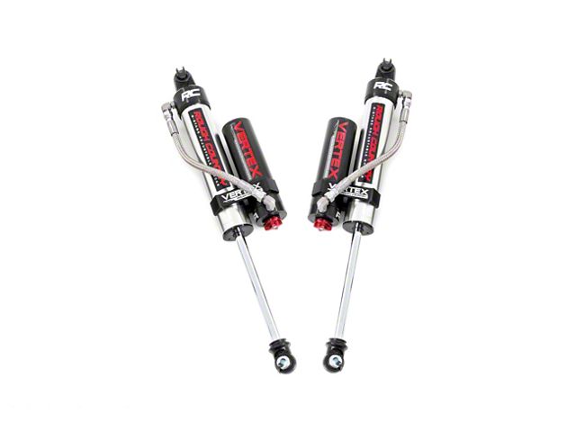 Rough Country Vertex Adjustable Rear Shocks for 3 to 5-Inch Lift (07-18 Jeep Wrangler JK)
