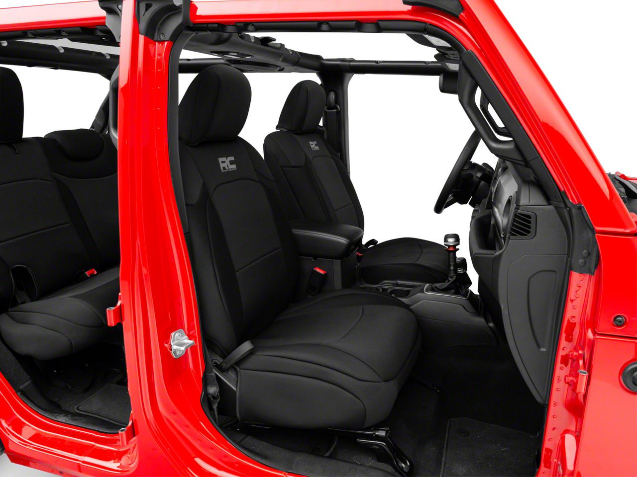 Rough Country Jeep Wrangler Neoprene Front and Rear Seat Covers