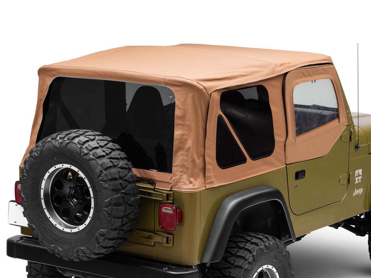 Rough Country Jeep Wrangler Replacement Soft Top; Spice  (97-06 Jeep  Wrangler TJ w/ Half Doors, Excluding Unlimited)