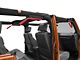Rough Country Solid Steel Front and Rear Grab Handles; Red (07-18 Jeep Wrangler JK)