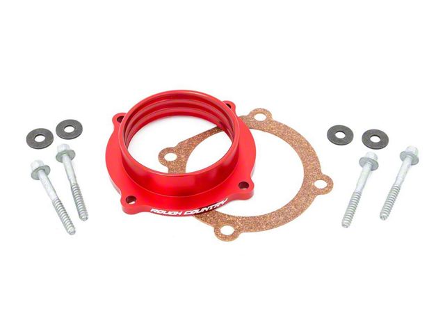 Rough Country Throttle Body Spacer (12-24 3.6L Jeep Wrangler JK & JL)
