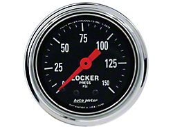 Auto Meter Air Locker Pressure Gauge (Universal; Some Adaptation May Be Required)