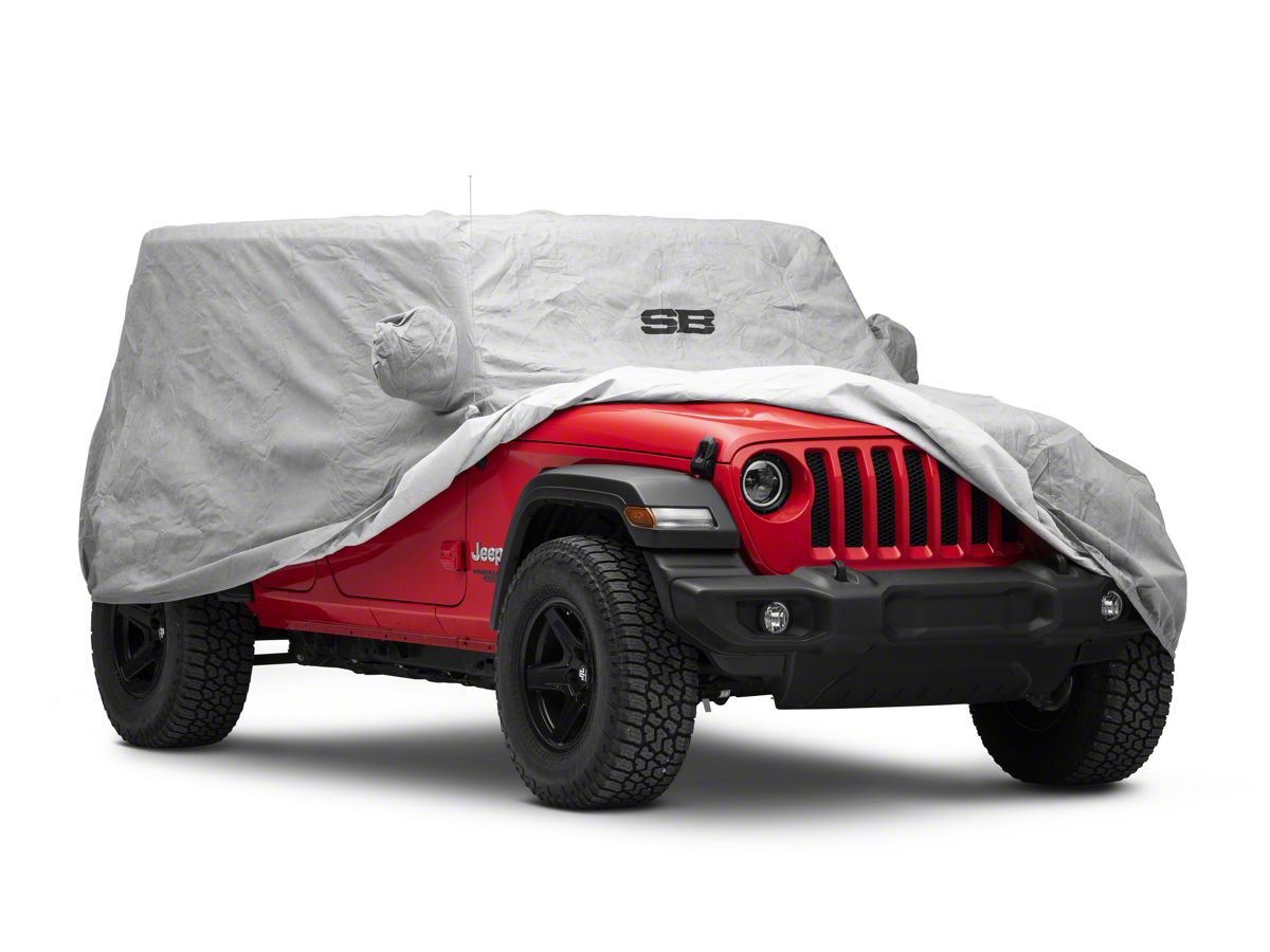 Smittybilt Jeep Wrangler Full Climate Jeep Cover 845 (18-23 Jeep Wrangler  JL 4-Door) - Free Shipping