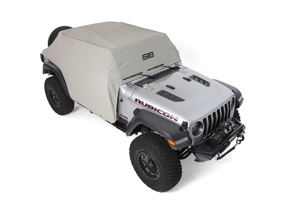 Smittybilt Jeep Wrangler Cab Cover; Gray 1071 (18-23 Jeep Wrangler JL  4-Door) - Free Shipping